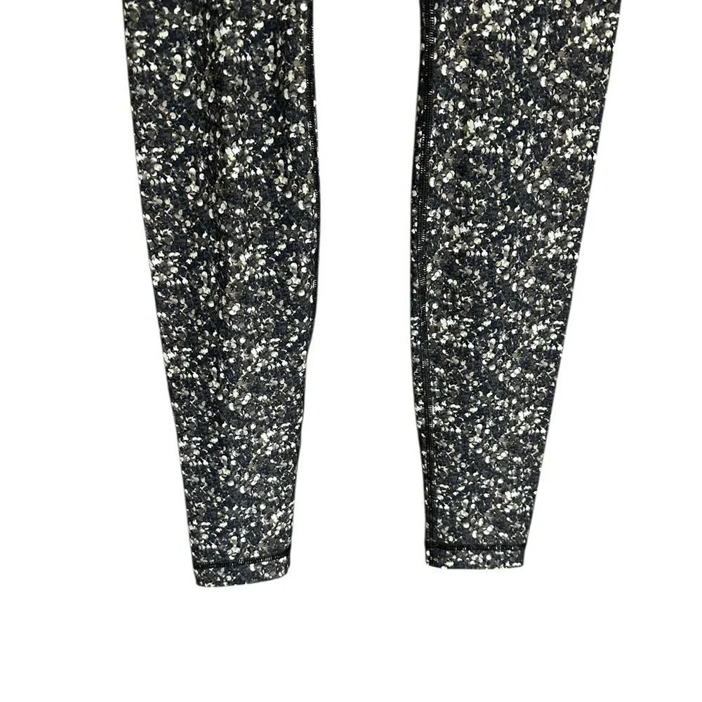 Lululemon Shine Tight Roll Down Shimmy Shimmer Leggings Size 4/6